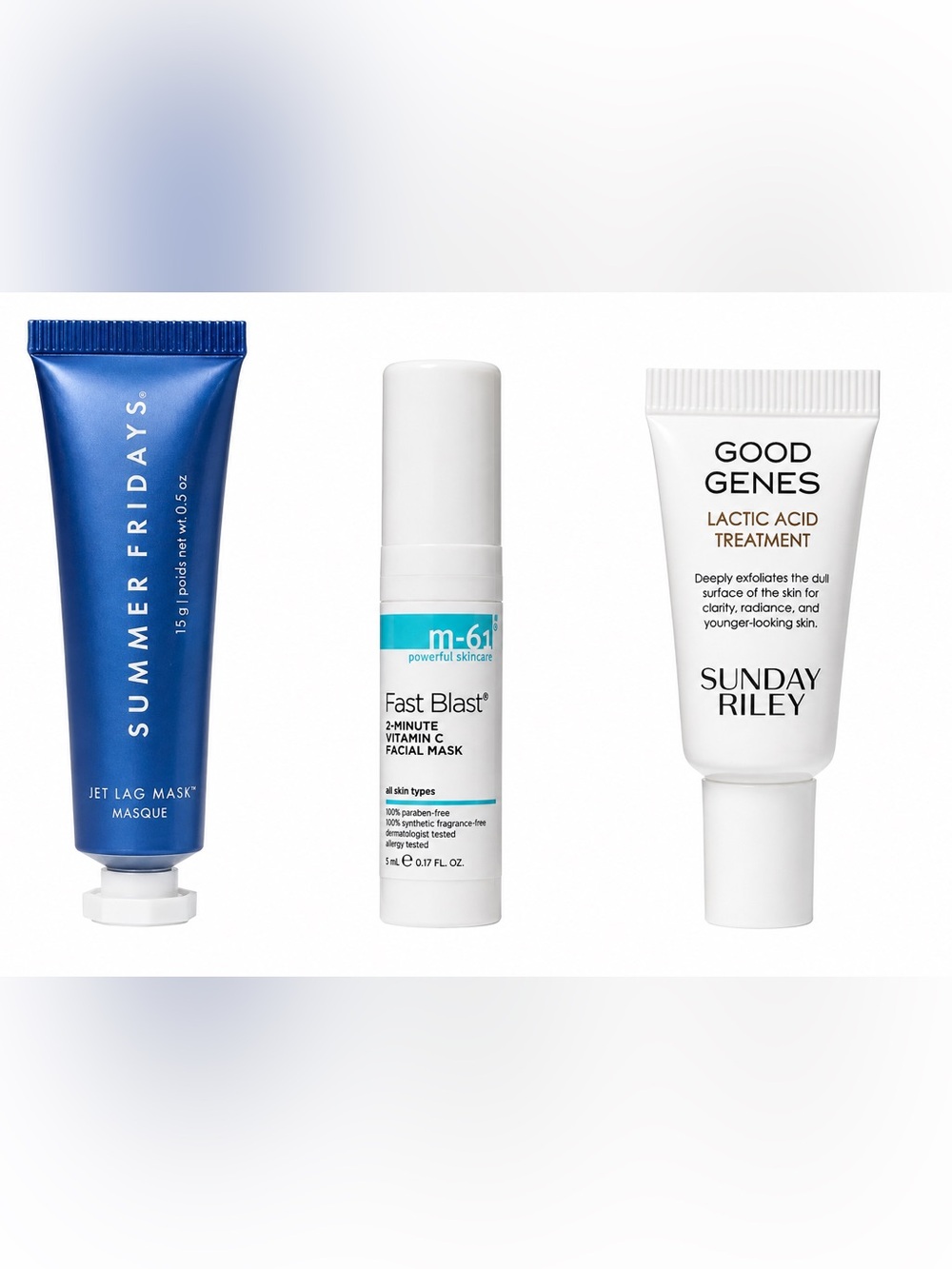 Sunday Riley Summer Fridays m-61 Skincare Treatment Mask Bundle NEW